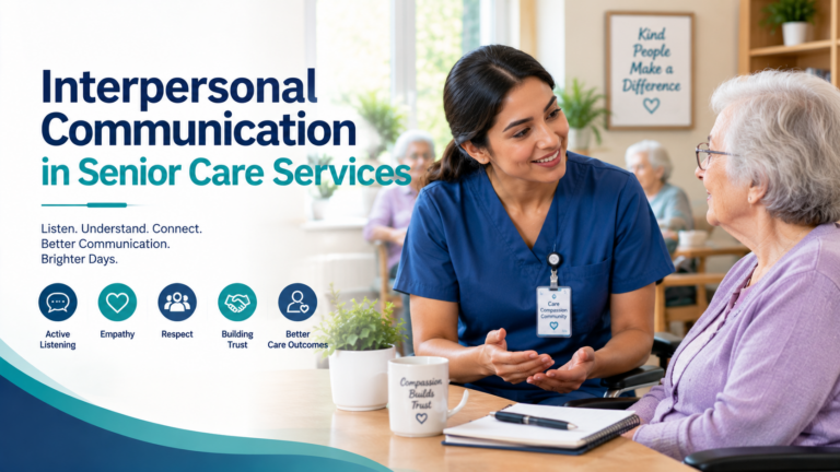 Retirement Community Administration Diploma: Interpersonal Communication in Senior Care Services